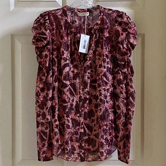Ulla Johnson Adina Blouse sz US 6 M - Picture 7 of 10